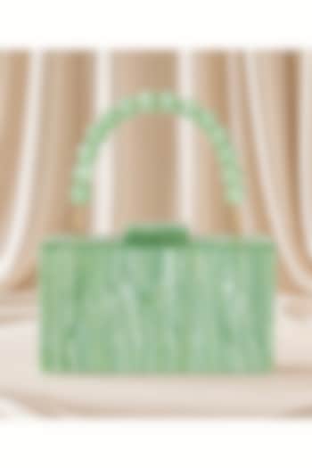 Green Acrylic Bag by Be Chic at Pernia's Pop Up Shop