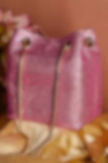Pink Satin Bag by Be Chic at Pernia's Pop Up Shop