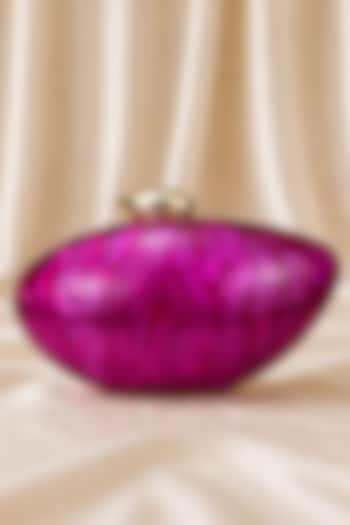 Pink Acrylic Clutch by Be Chic at Pernia's Pop Up Shop