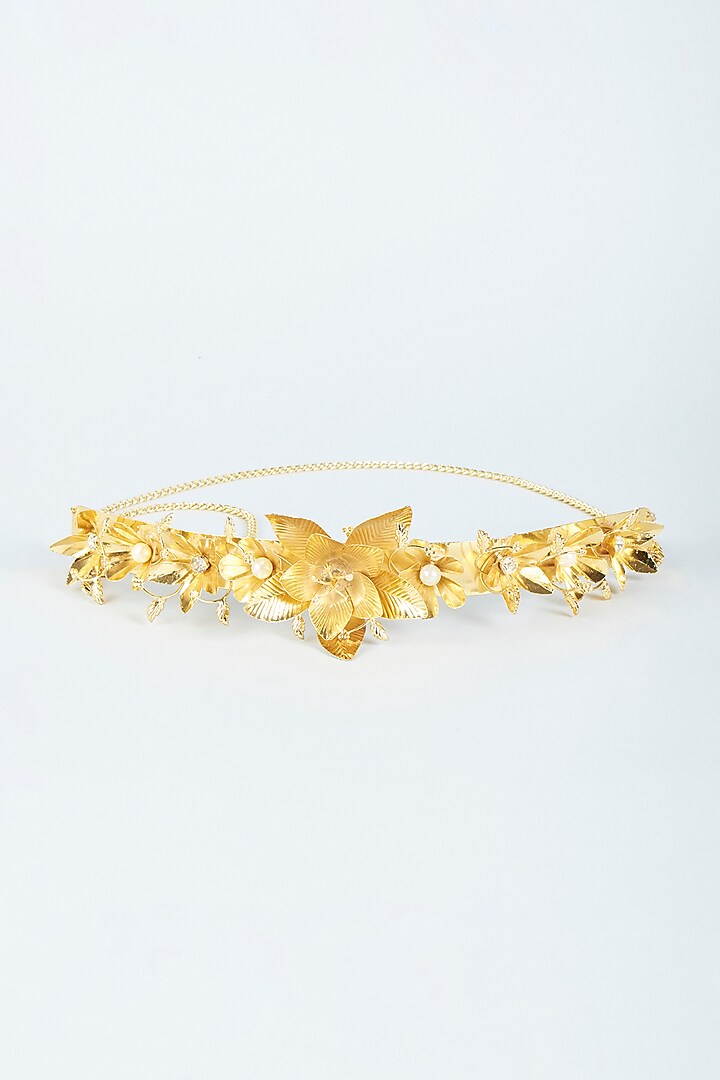 Gold Brass Belt by Be Chic