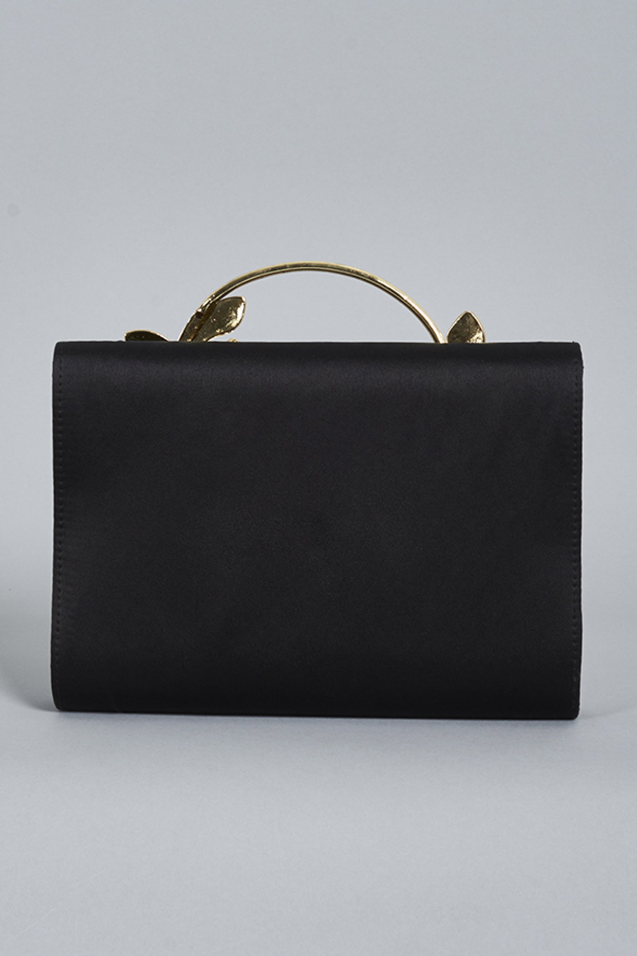 Grace Up Clutch Bag Black –