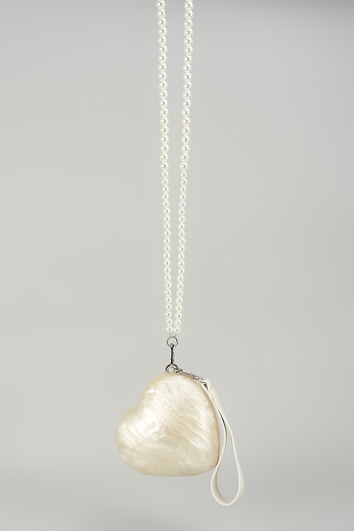 Ivory Resin Bag by Be Chic at Pernia's Pop Up Shop