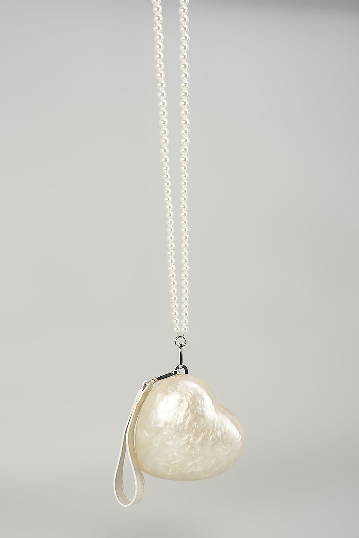 Ivory Resin Bag by Be Chic at Pernia's Pop Up Shop