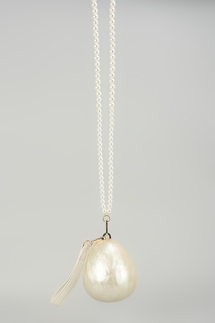 Ivory Resin Bag by Be Chic at Pernia's Pop Up Shop