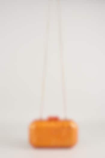 Gold Resin Acrylic Clutch by Be Chic at Pernia's Pop Up Shop