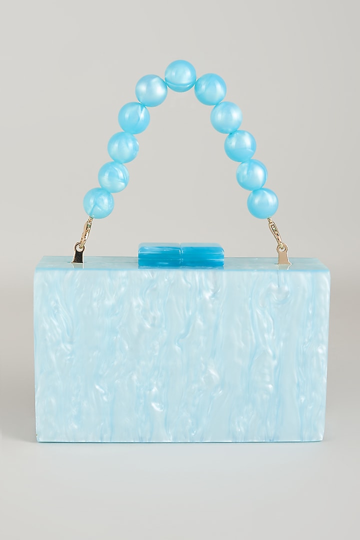 Blue Resin Handbag by Be Chic at Pernia's Pop Up Shop