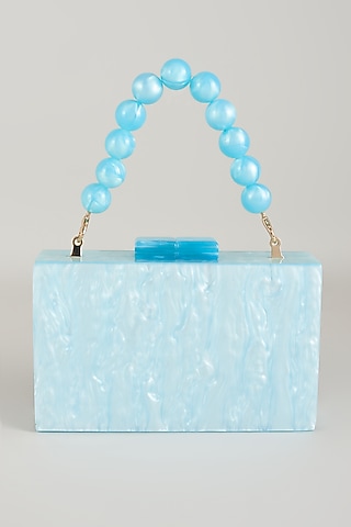 Blue Resin Handbag by Be Chic