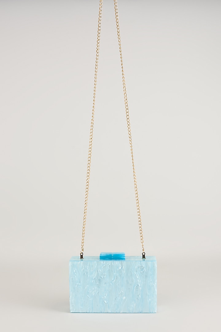 Blue Resin Handbag by Be Chic at Pernia's Pop Up Shop