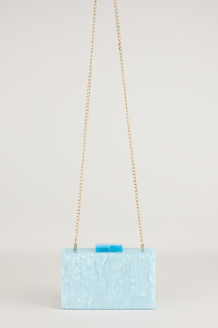 Blue Resin Handbag by Be Chic at Pernia's Pop Up Shop