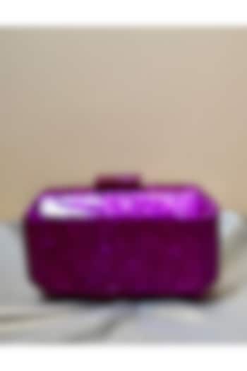 Fuchsia Pink Acrylic Clutch by Be Chic at Pernia's Pop Up Shop