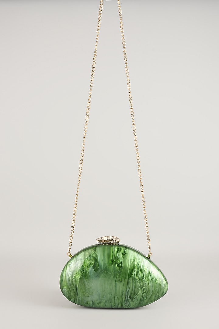Green Resin Sling Bag by Be Chic at Pernia's Pop Up Shop