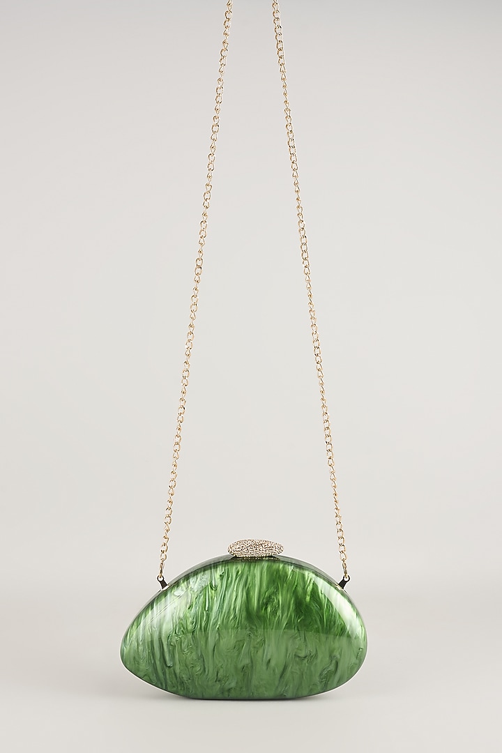 Green Resin Sling Bag by Be Chic at Pernia's Pop Up Shop