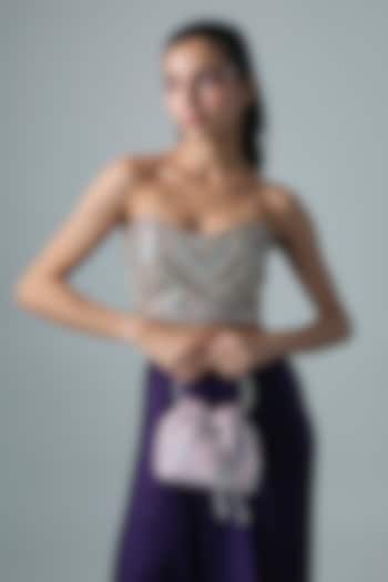 Pink Ombre Satin Bucket Bag by Be Chic at Pernia's Pop Up Shop