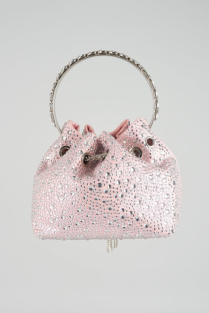 Pink Ombre Satin Bucket Bag by Be Chic at Pernia's Pop Up Shop