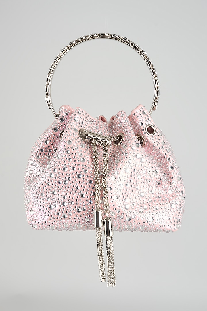 Pink Ombre Satin Bucket Bag by Be Chic at Pernia's Pop Up Shop
