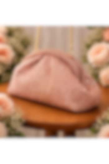 Rose Gold Satin Clutch by Be Chic at Pernia's Pop Up Shop
