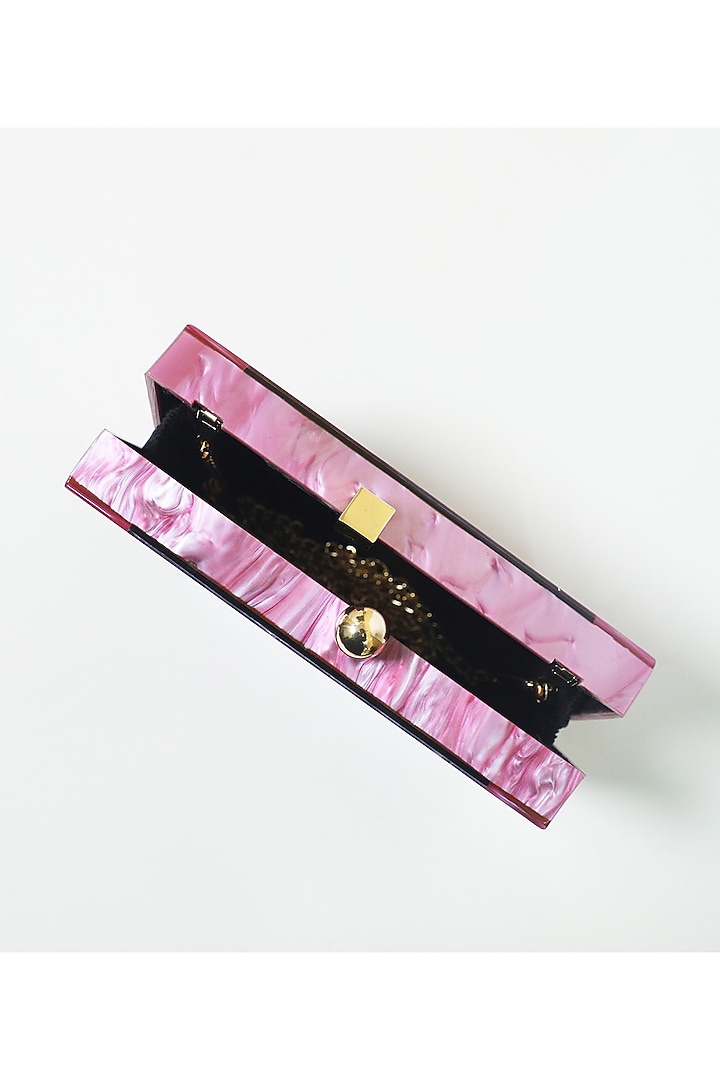 Purple Resin Clutch by Be Chic at Pernia's Pop Up Shop