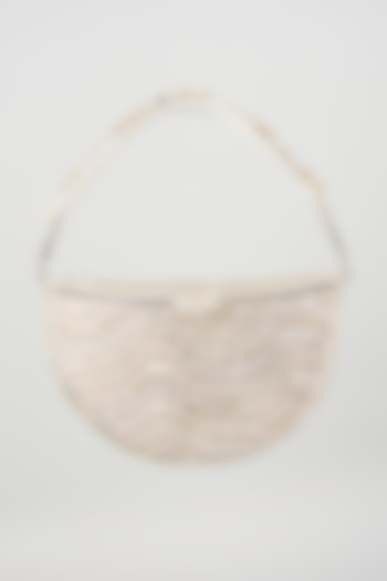 Gold Silk Embellished Clutch by Be Chic at Pernia's Pop Up Shop