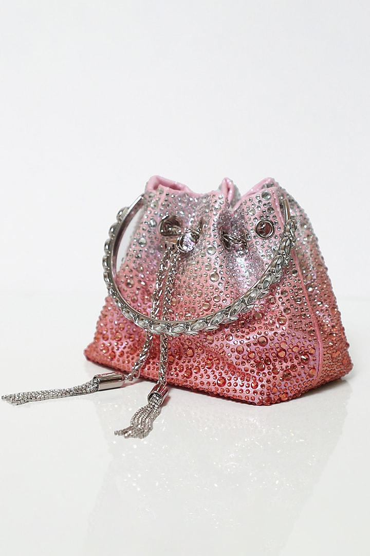 Pink Crystal Potli by Be Chic at Pernia's Pop Up Shop