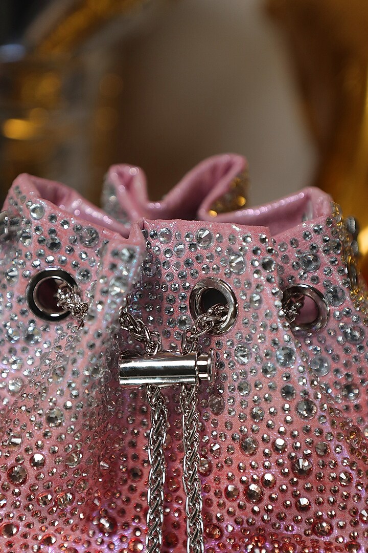 Pink Crystal Potli by Be Chic at Pernia's Pop Up Shop