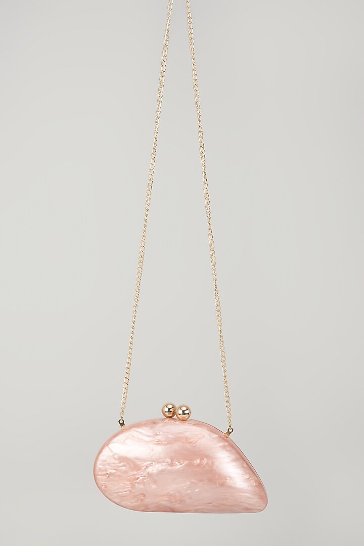 Pink Acrylic Crystal Work Clutch by Be Chic at Pernia's Pop Up Shop
