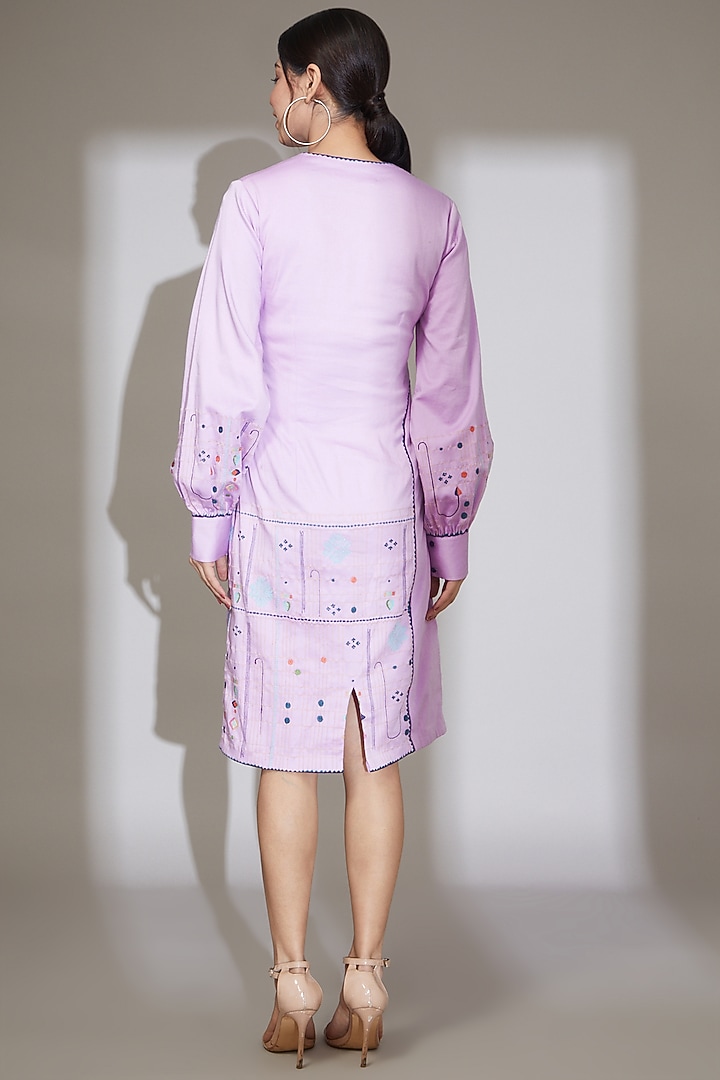 Lavender Embroidered Summer Dress by Beejoliyo at Pernia's Pop Up Shop