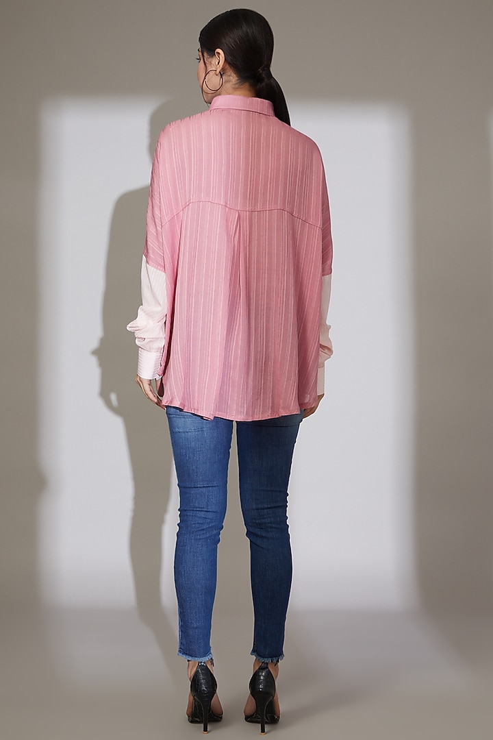 Onion Pink Soy Fabric Shirt by Beejoliyo at Pernia's Pop Up Shop