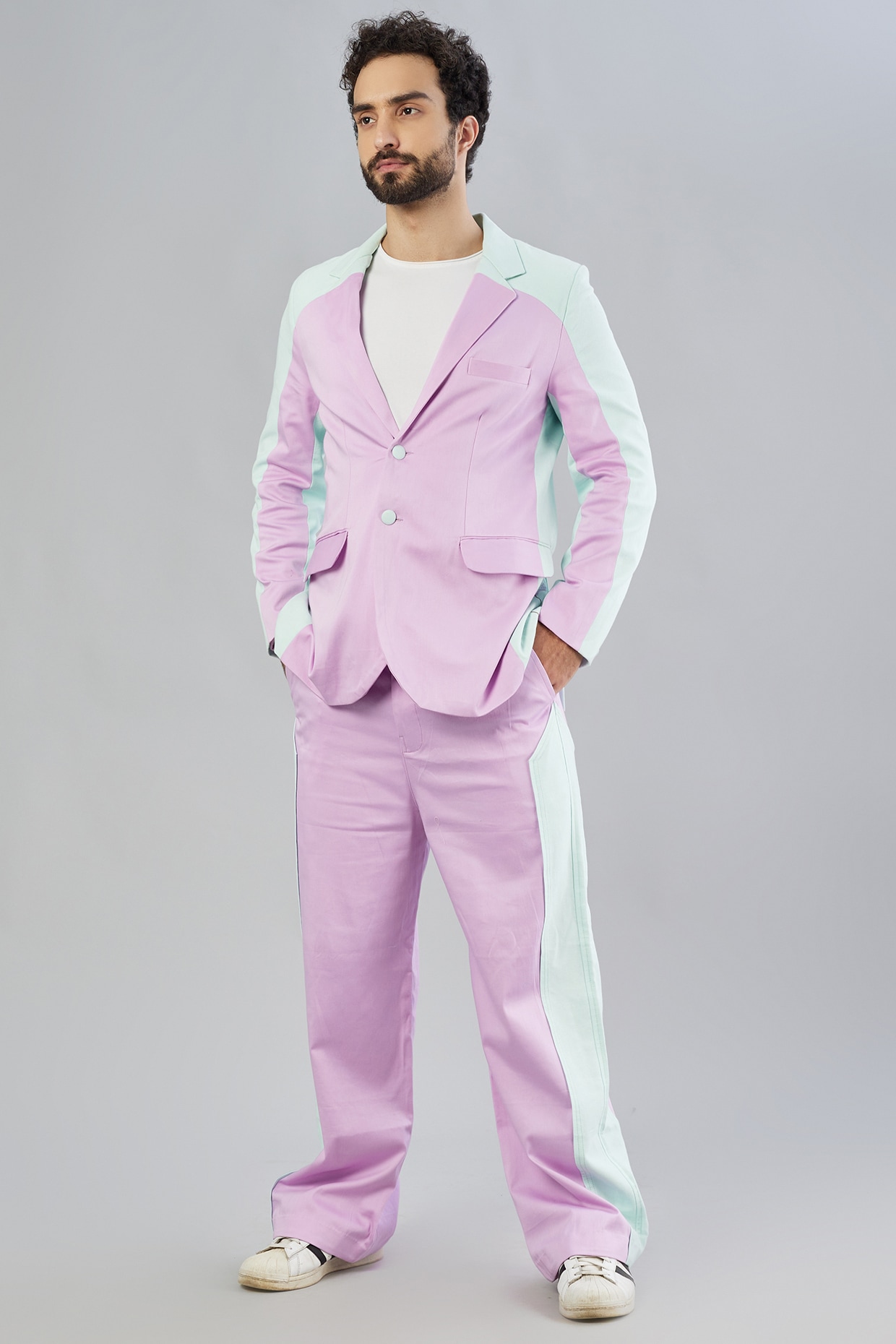 Lavender mens store blazer