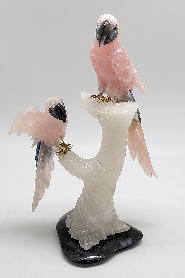 Pink & White Semi-Precious Stones Showpiece by Bespoke Home Jewels at Pernia's Pop Up Shop