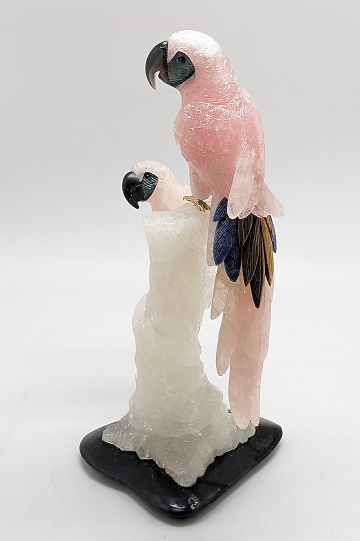 Pink & White Semi-Precious Stones Showpiece by Bespoke Home Jewels at Pernia's Pop Up Shop