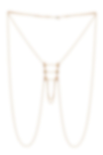 Matte Gold Finish Body Chain by Belsi'S Jewellery at Pernia's Pop Up Shop