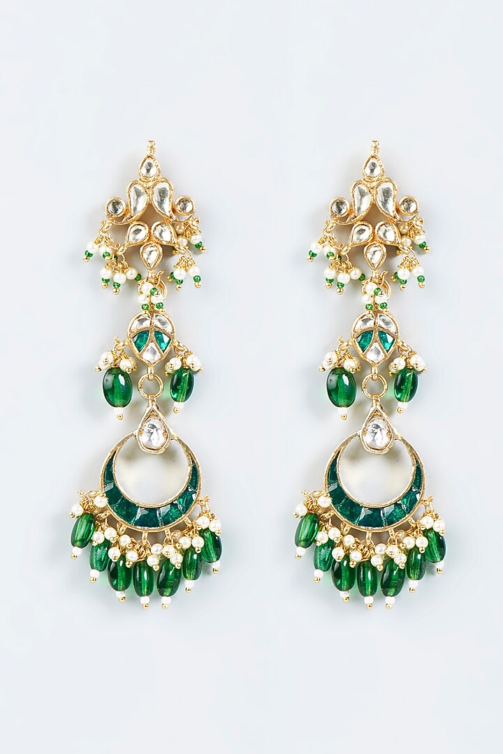 Gold Plated Beaded Bridal Necklace Set by Belsi's Jewellery at Pernia's Pop Up Shop