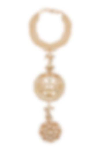 Gold Finish Kundan Haath Phool by Belsi's Jewellery