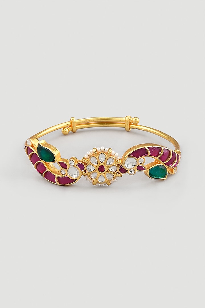 Gold Finish Handmade Bracelet by Belsi's Jewellery