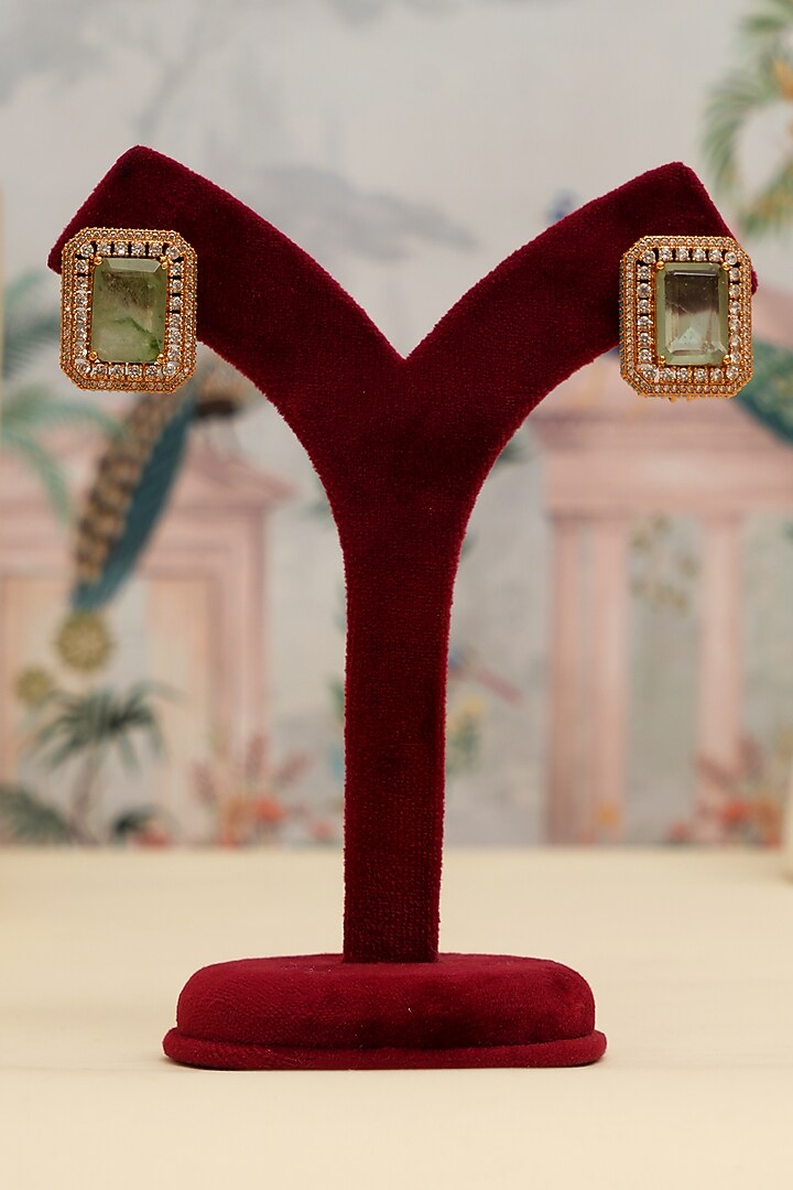 Gold Plated Kundan Polki & Multi-Colored Stone Necklace Set by Beryachi at Pernia's Pop Up Shop