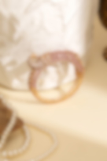 Gold Plated Kundan Polki Openable Kada by Beryachi at Pernia's Pop Up Shop