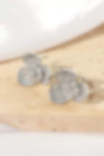White Rhodium Finish American Diamond Adjustable Ring by Beryachi at Pernia's Pop Up Shop