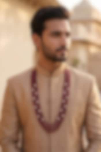 Ruby Kundan Polki Mala by Beryachi Men at Pernia's Pop Up Shop