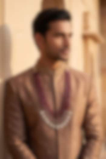 Ruby Kundan Polki Mala by Beryachi Men at Pernia's Pop Up Shop