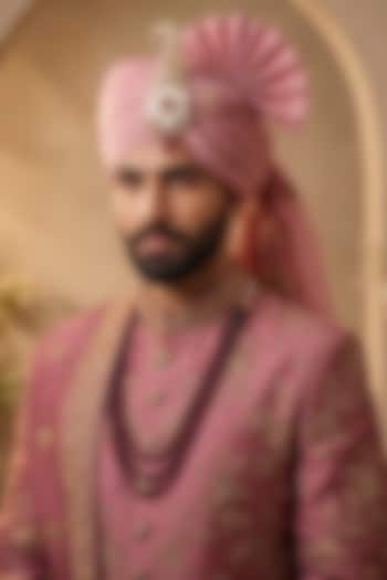 Gold Finish Kundan Polki Kalangi by Beryachi Men at Pernia's Pop Up Shop
