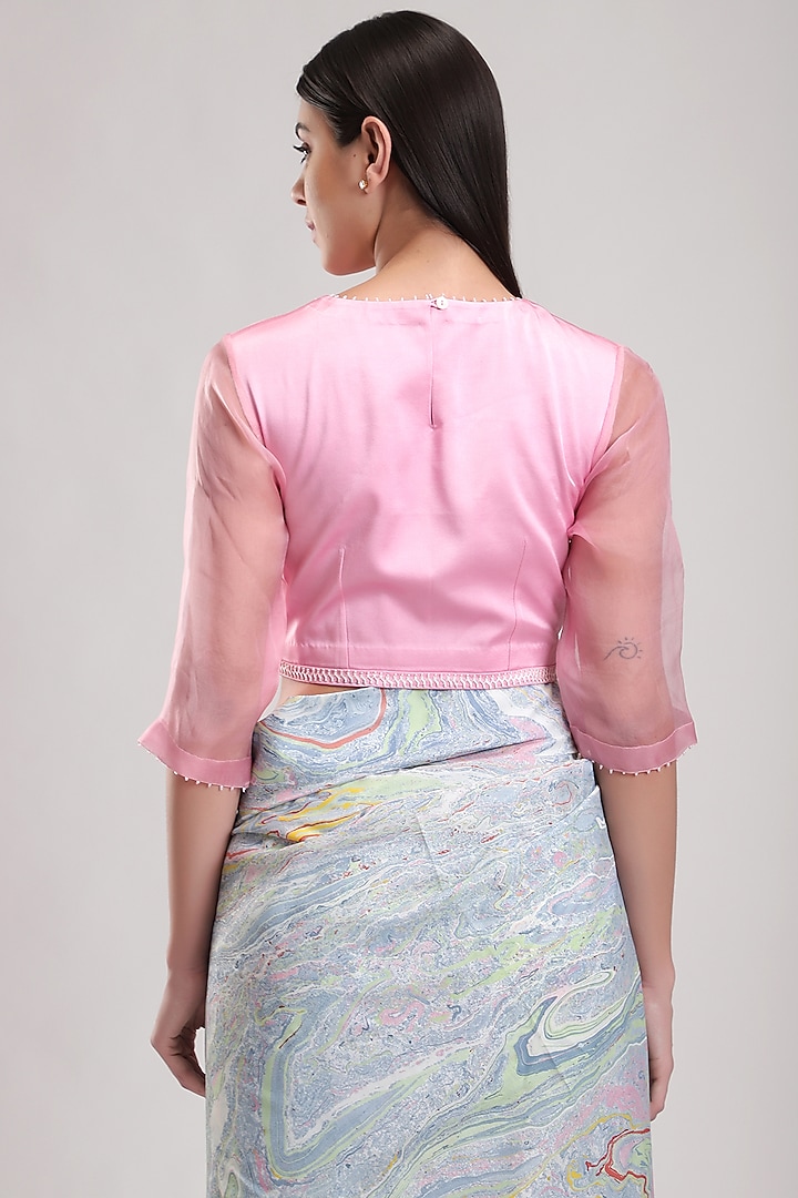 Pink Handmade Blouse by Be True at Pernia's Pop Up Shop
