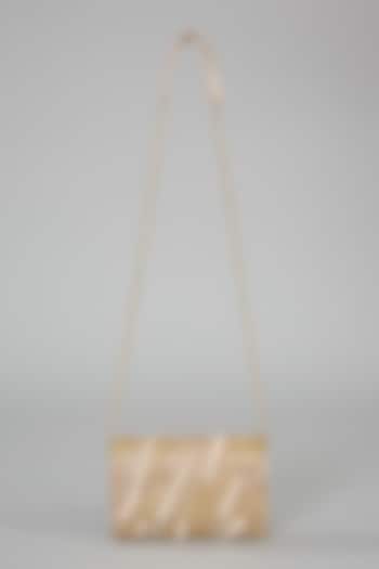 Gold & Silver Embroidered Clutch by BEAU MONDE at Pernia's Pop Up Shop