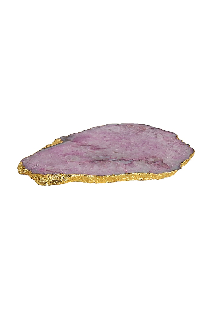 Pink Agate Cheese Platter by Bespoke Home Jewels