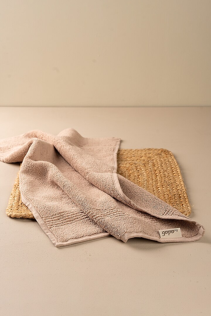 Beige Hand Towels by By ADAB