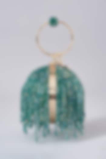 Green Crystal Round Bag by Bag Head