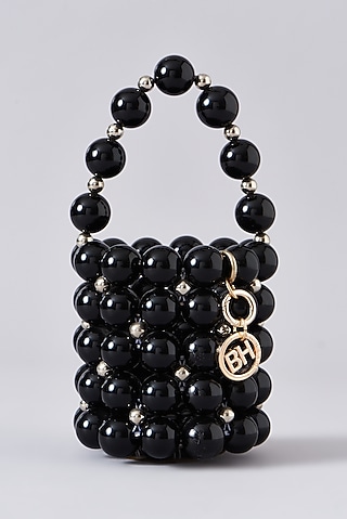 Black Pearl Bucket Clutch by Bag Head