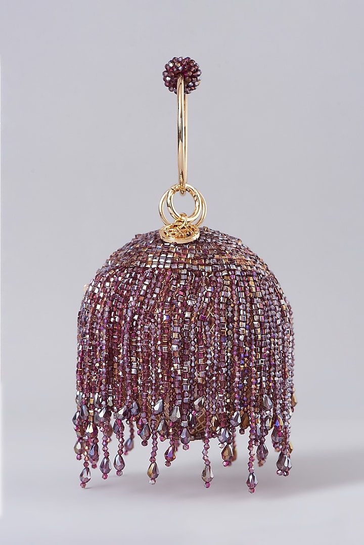Purple Crystal Round Bag by Bag Head