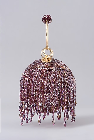 Purple Crystal Round Bag by Bag Head