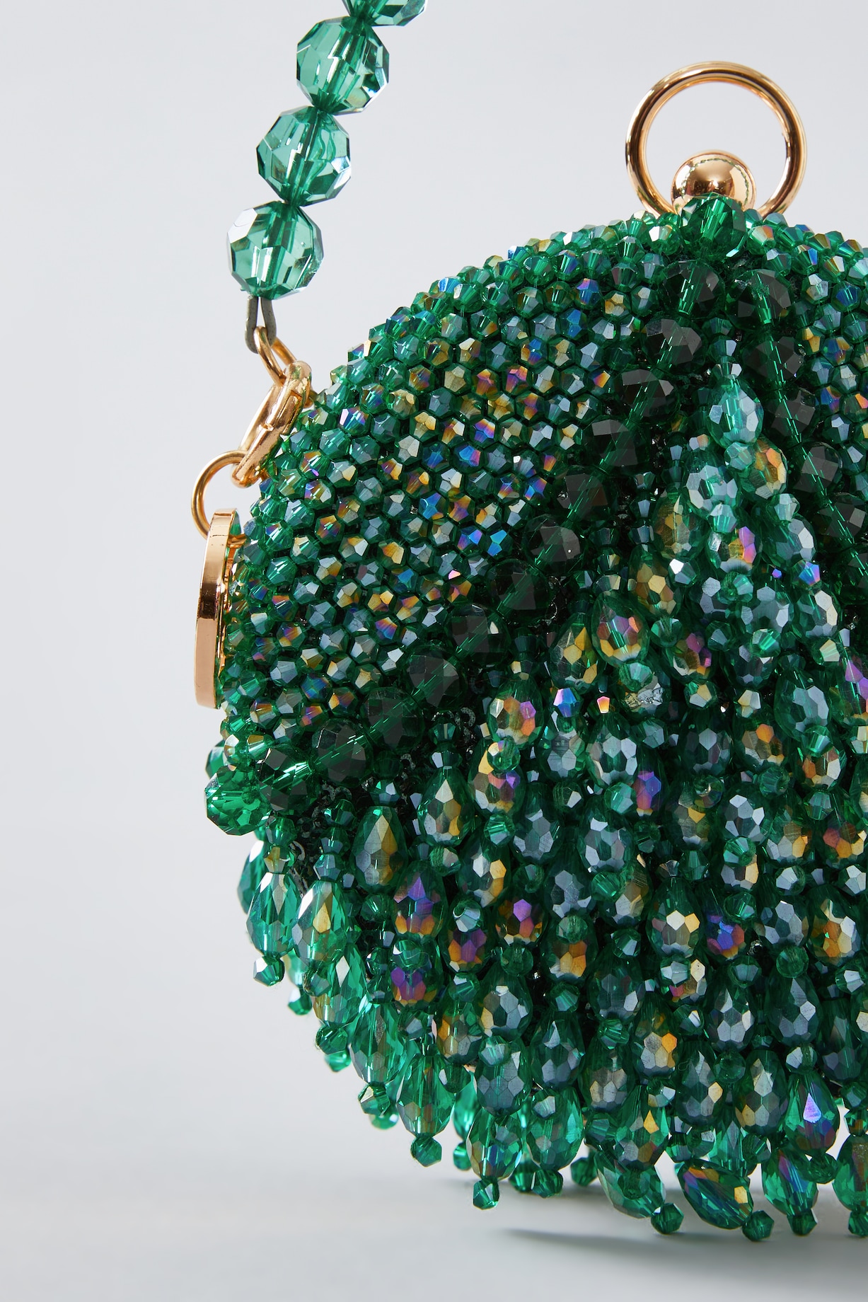 Emerald White Crystal & Pearl Handbag Design by Bag Head at Pernia's Pop Up  Shop 2023