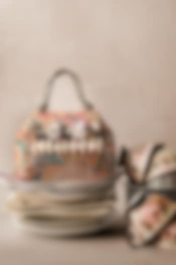 Multi-Colored Sequins Digital Printed Tote Bag by BHAVNA KUMAR at Pernia's Pop Up Shop